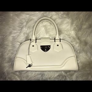 💥🔥SOLD💥💥Authentic Louis Vuitton Bowling Bag White